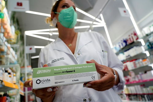 外代一线 西班牙允许药店出售新冠病毒快速自测产品